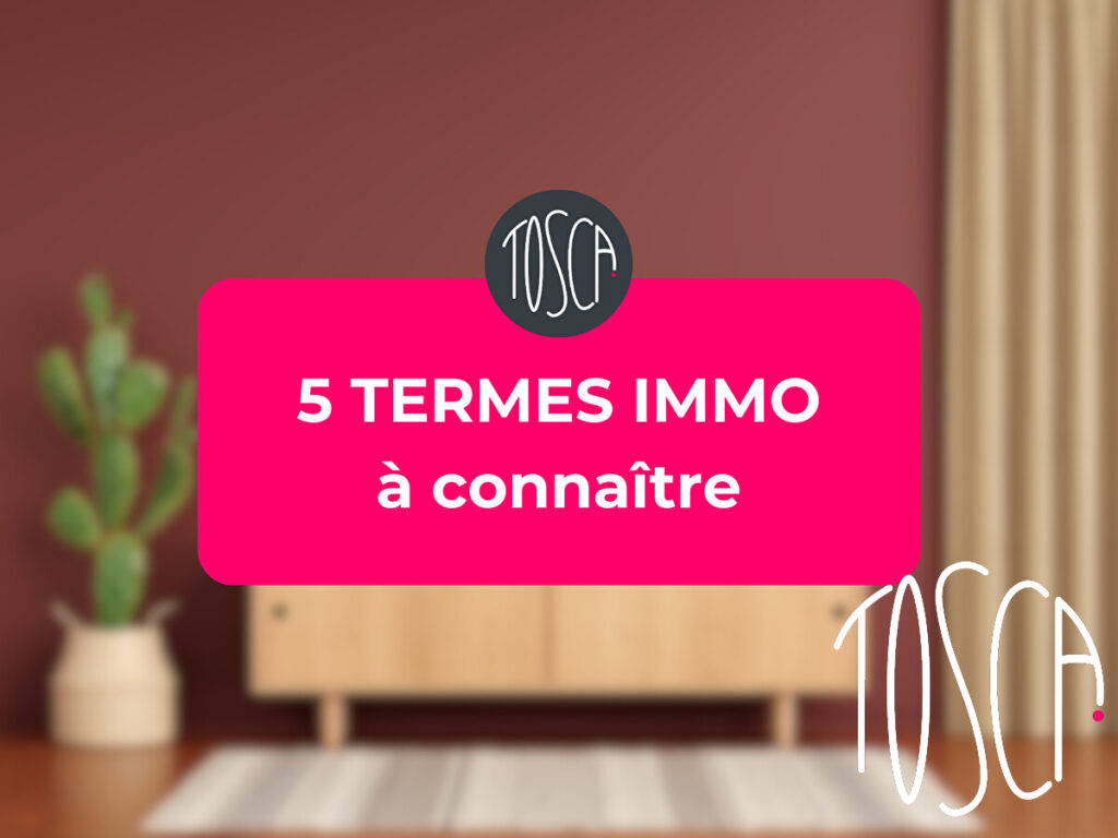 5 TERMES IMMO à connaître