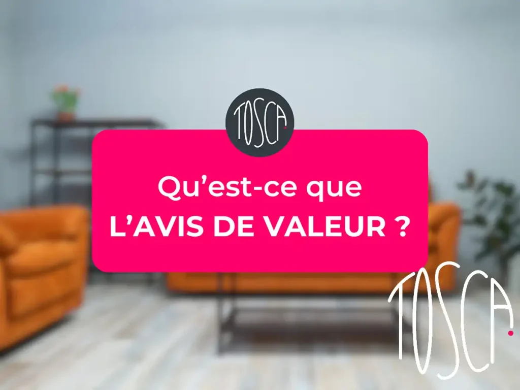 Qu'est-ce que L'AVIS DE VALEUR?