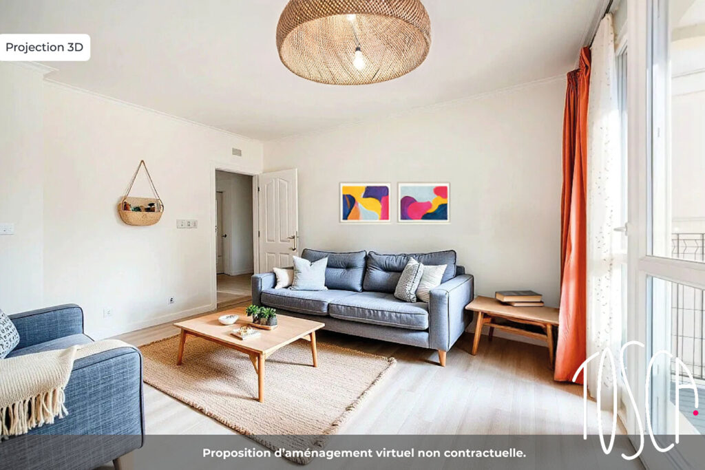 EXCLUSIVITE – APPARTEMENT 3 PIECES DE 54 m² – BALCON – PARKING – CAVES - Featured