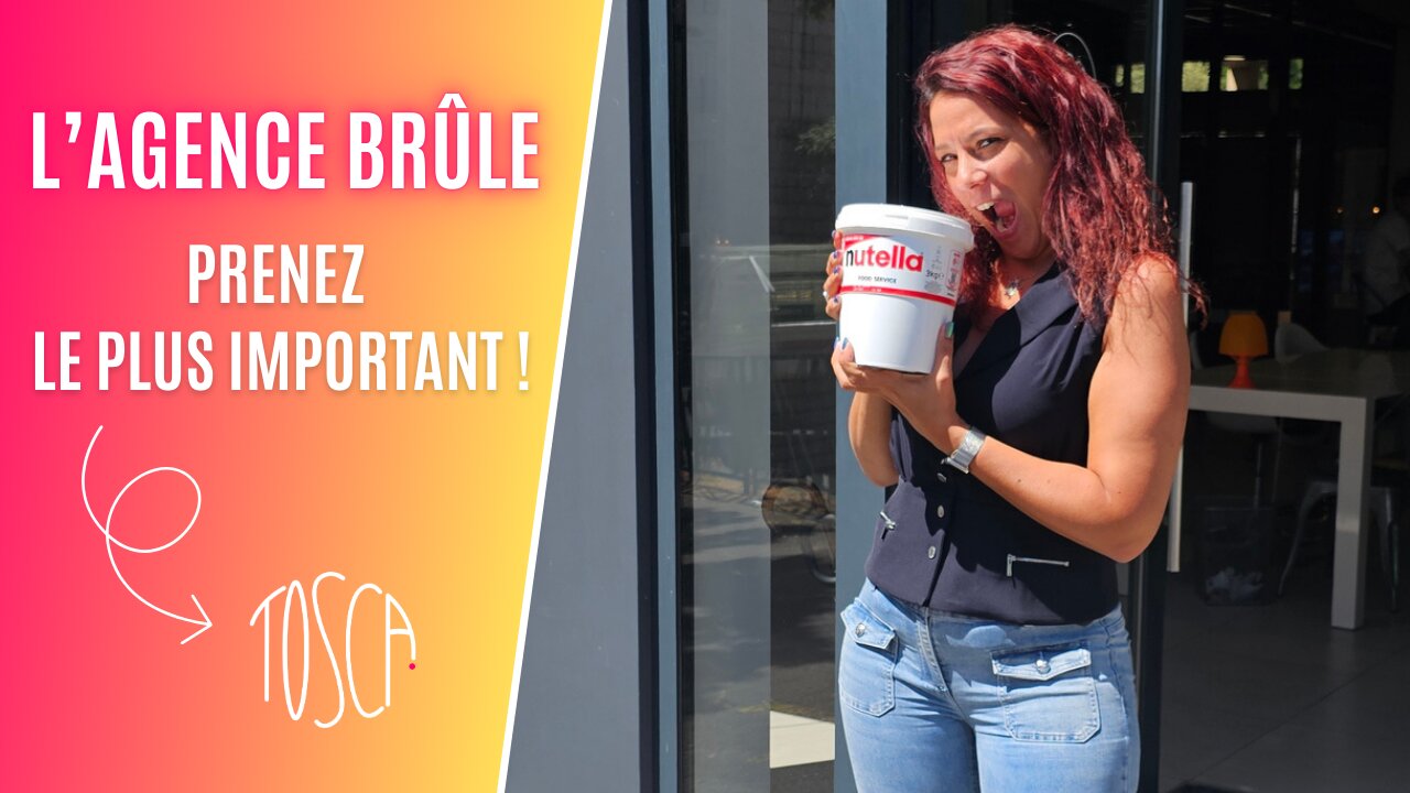 L'AGENCE BRÛLE PRENEZ LE PLUS IMPORTANT!